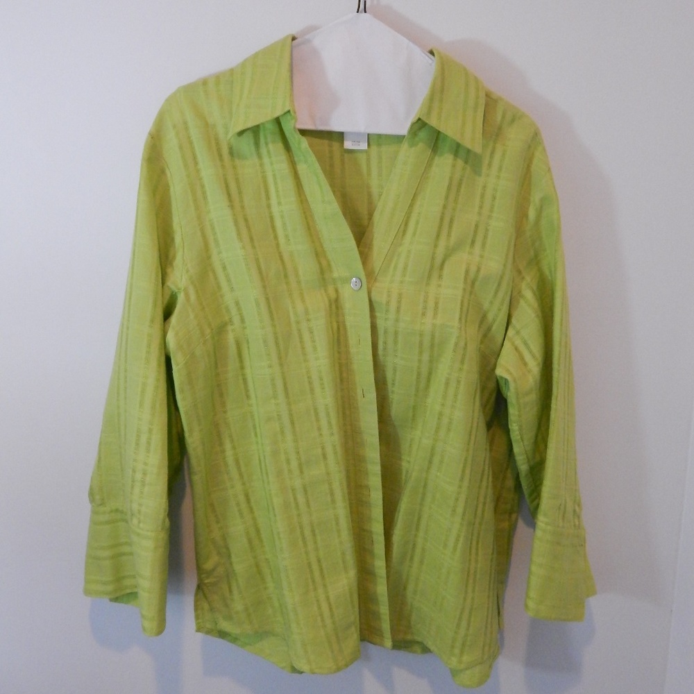 Coldwater Creek Green Blouse